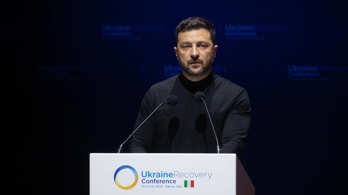 Зеленський ЗІРВАВ ОВАЦІЇ у Римі! Уся зала ПІДНЯЛАСЯ після промови. Від того, що сказав Президент ВРАЗИЛО прем’єр-міністра Італії Джорджу Мелонію